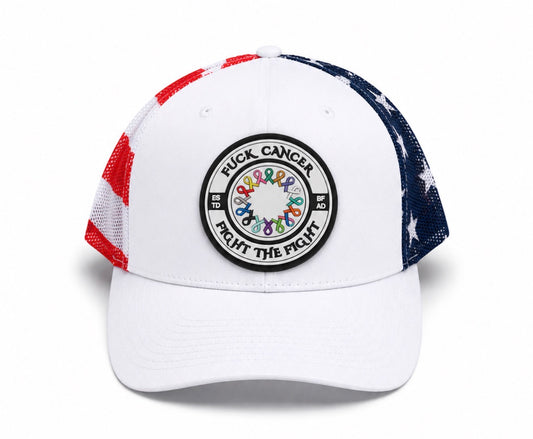 USA Unity Ribbon Trucker Hat