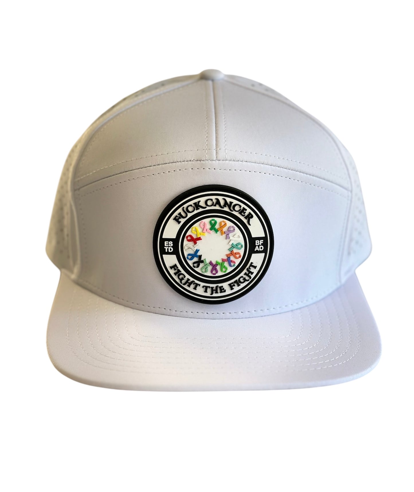 Fuck Cancer, Fight the Fight Waterproof Vented Snapback Hat - Select for more options