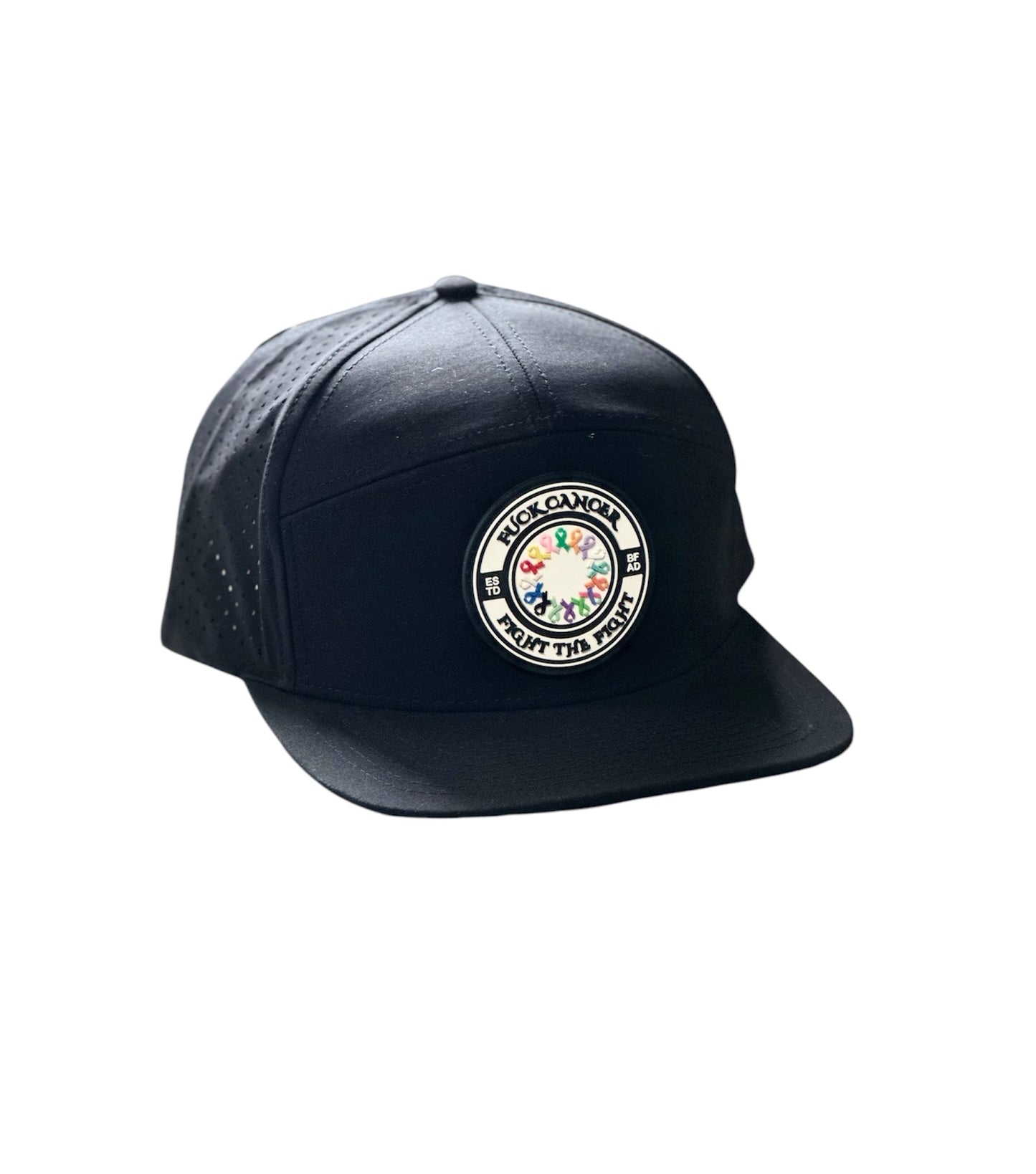Fuck Cancer, Fight the Fight Waterproof Vented Snapback Hat - Select for more options