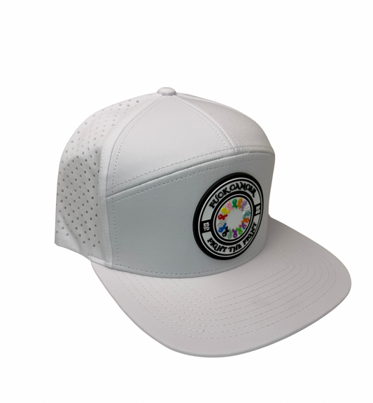 Fuck Cancer, Fight the Fight Waterproof Vented Snapback Hat - Select for more options
