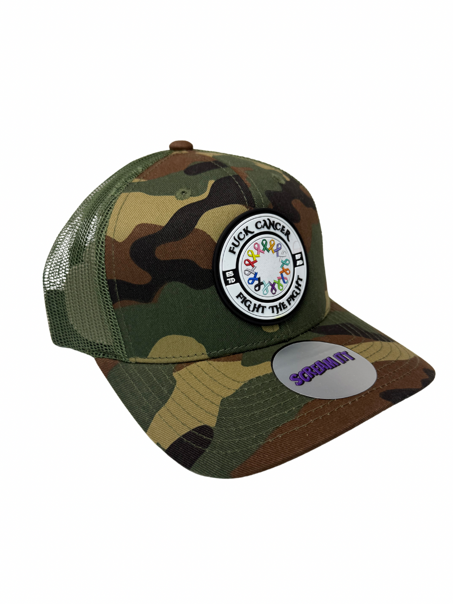 Fuck Cancer, Fight the Fight Trucker Hat - Select for more options