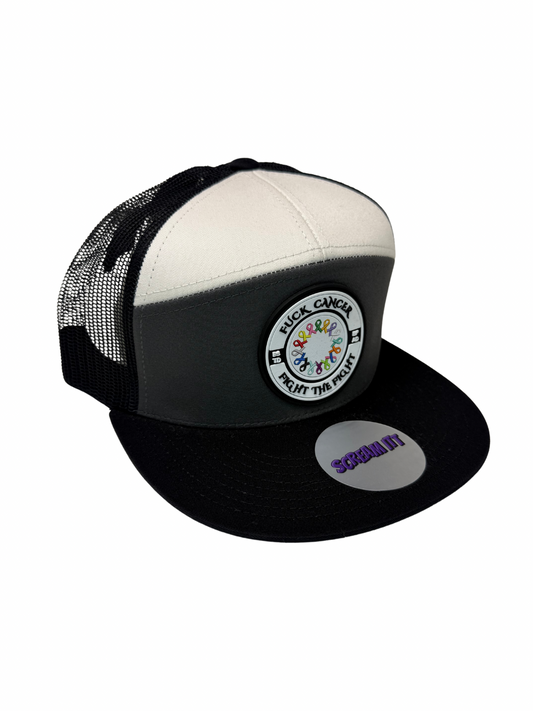 Fuck Cancer, Fight the Fight Trucker Snapback - Select for more color options