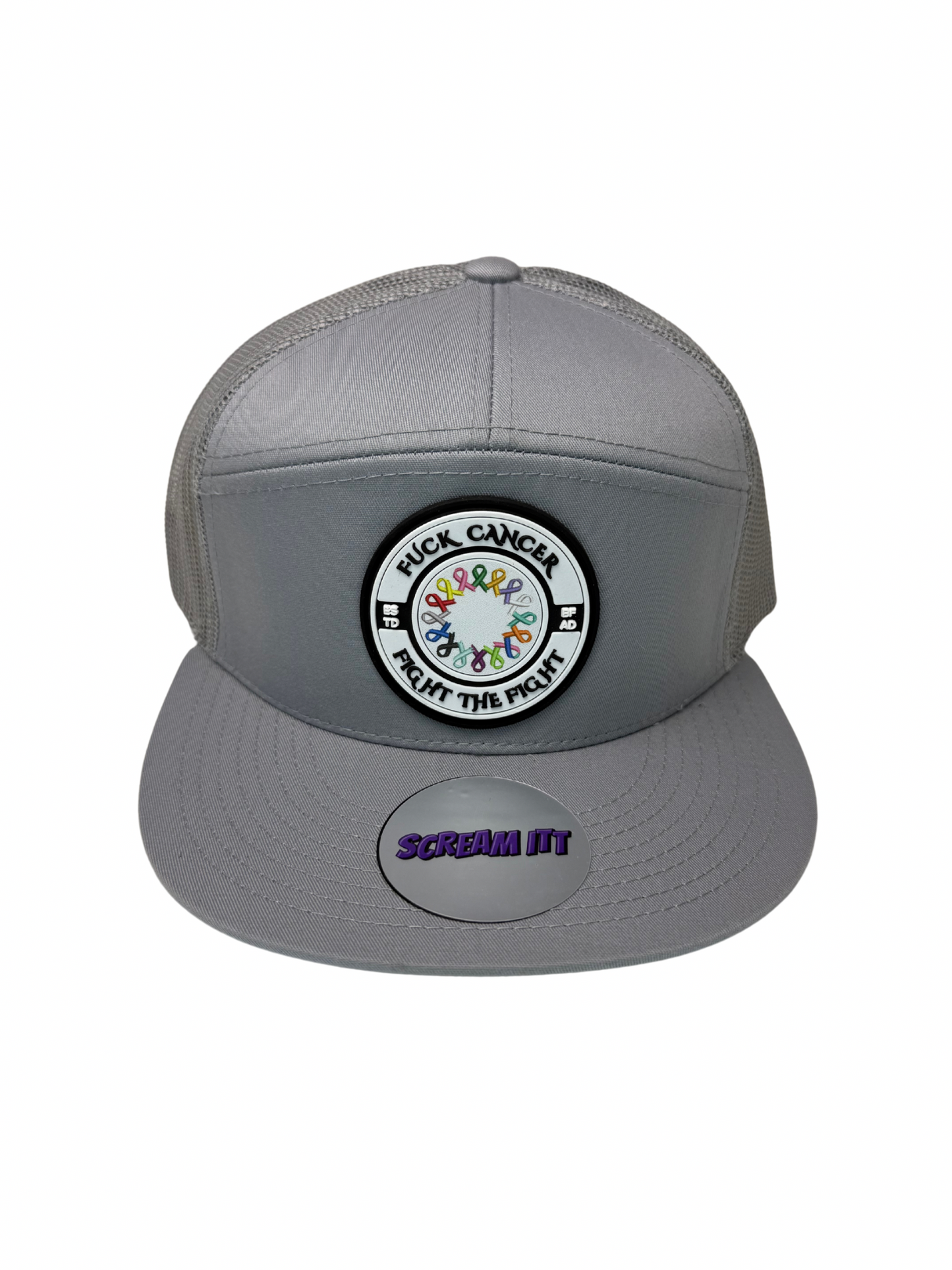 Fuck Cancer, Fight the Fight Trucker Snapback - Select for more color options