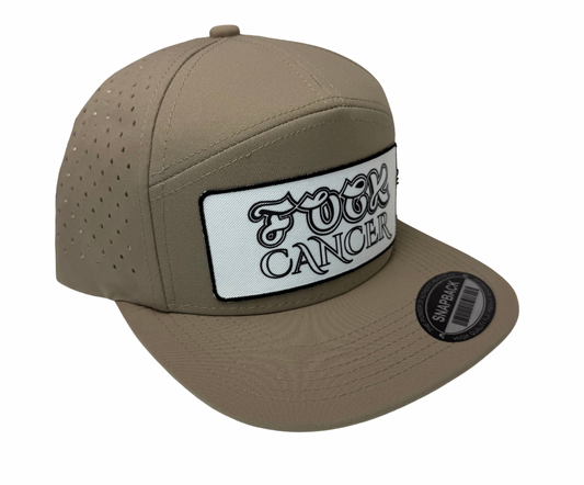 Fuck Cancer Adjustable Perforated Tear-Shaped Vents Snapback Hats - Select for more color options