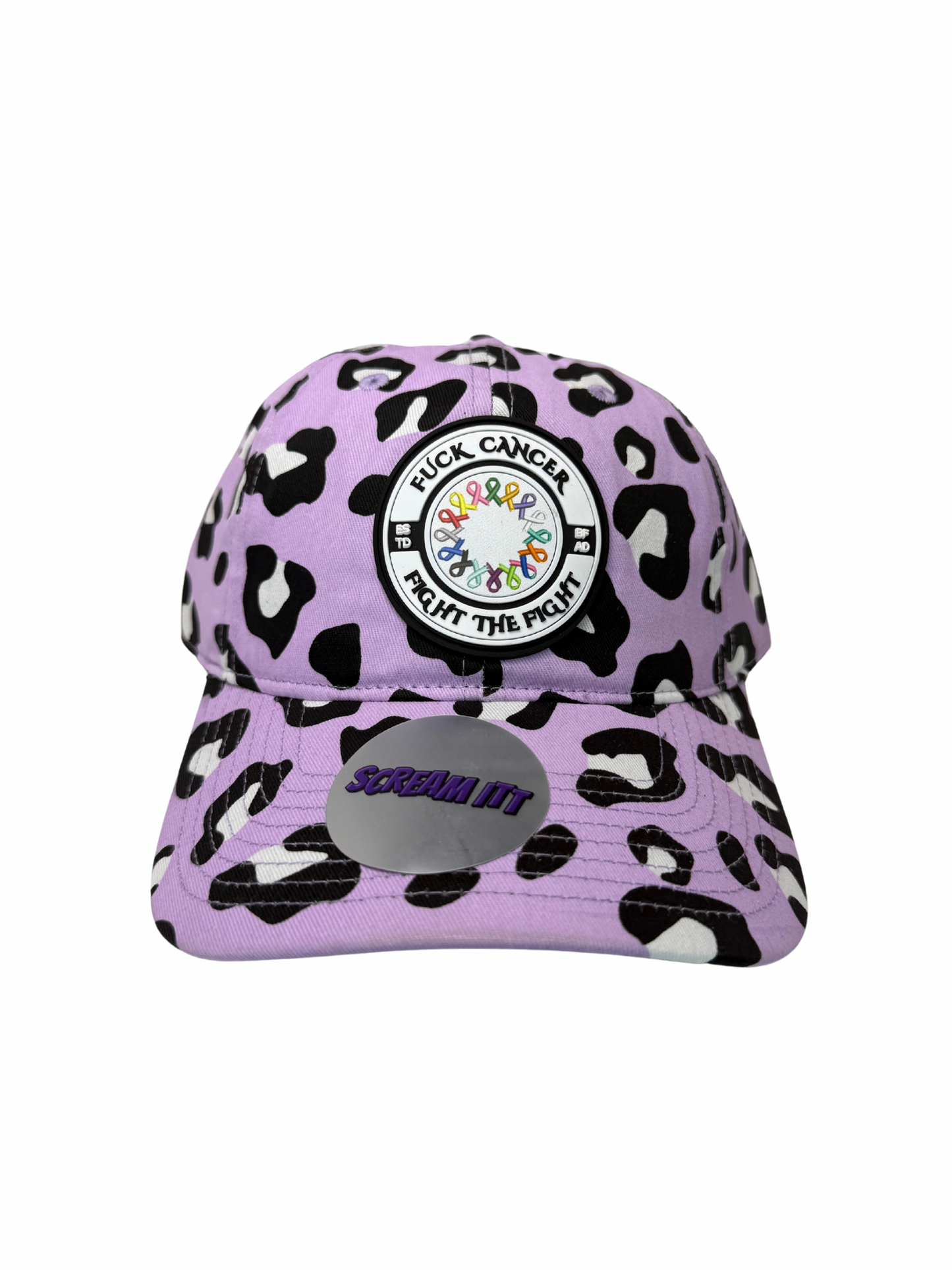 Fuck Cancer, Fight the Fight Relaxed Fit Hat - Select for more color options