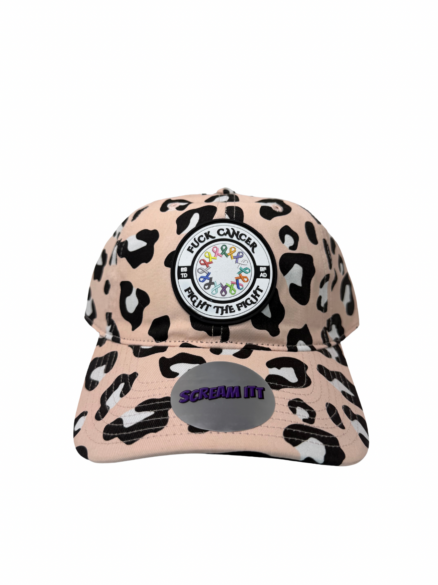 Fuck Cancer, Fight the Fight Relaxed Fit Hat - Select for more color options