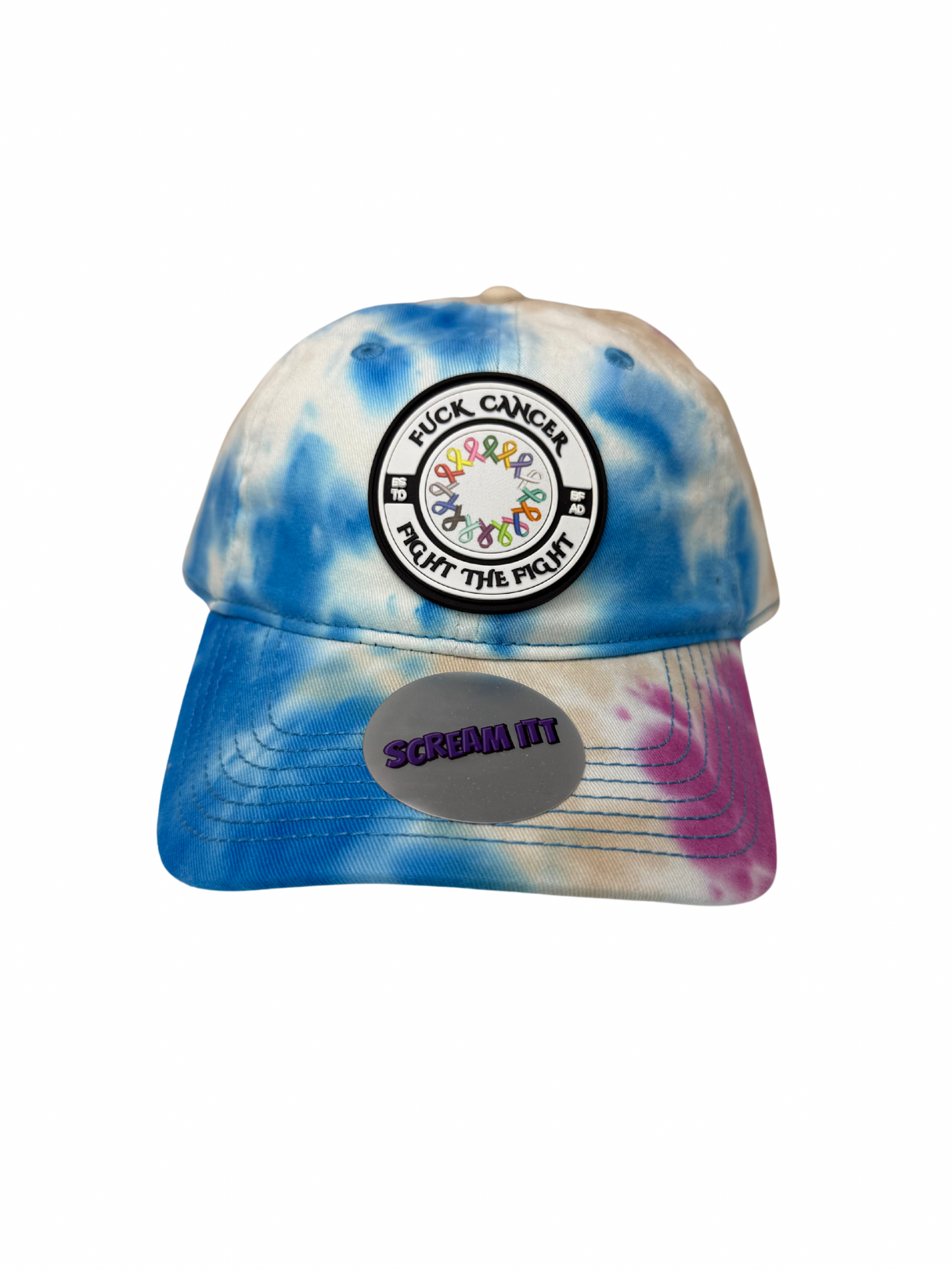 Fuck Cancer, Fight the Fight Relaxed Fit Hat - Select for more color options