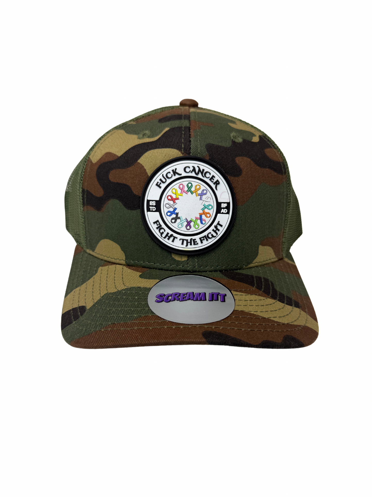 Fuck Cancer, Fight the Fight Trucker Hat - Select for more options
