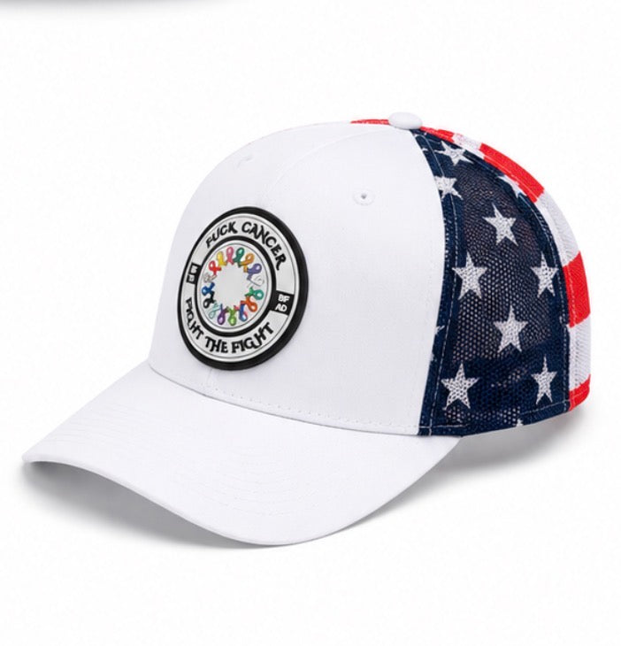 USA Unity Ribbon Trucker Hat