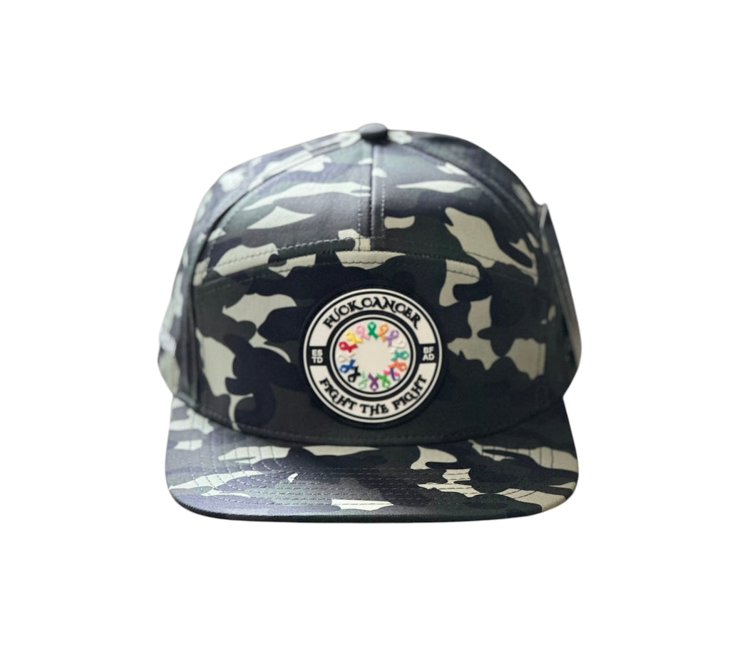 Fuck Cancer, Fight the Fight Waterproof Vented Snapback Hat - Select for more options