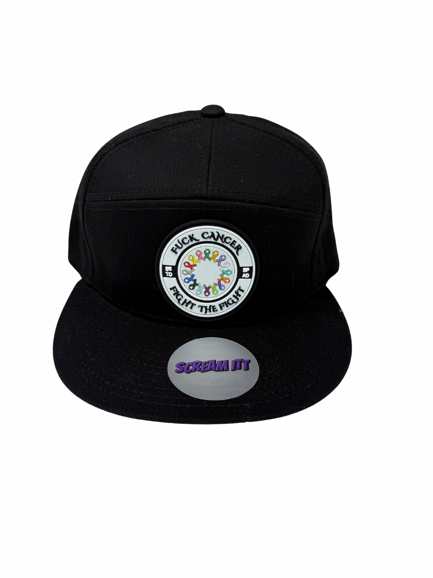 Fuck Cancer, Fight the Fight Snapback Cap - Select for more options