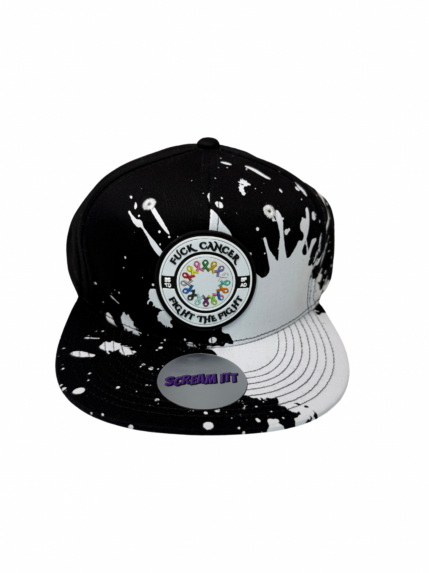 Fuck Cancer, Fight the Fight Snapback Cap - Select for more options