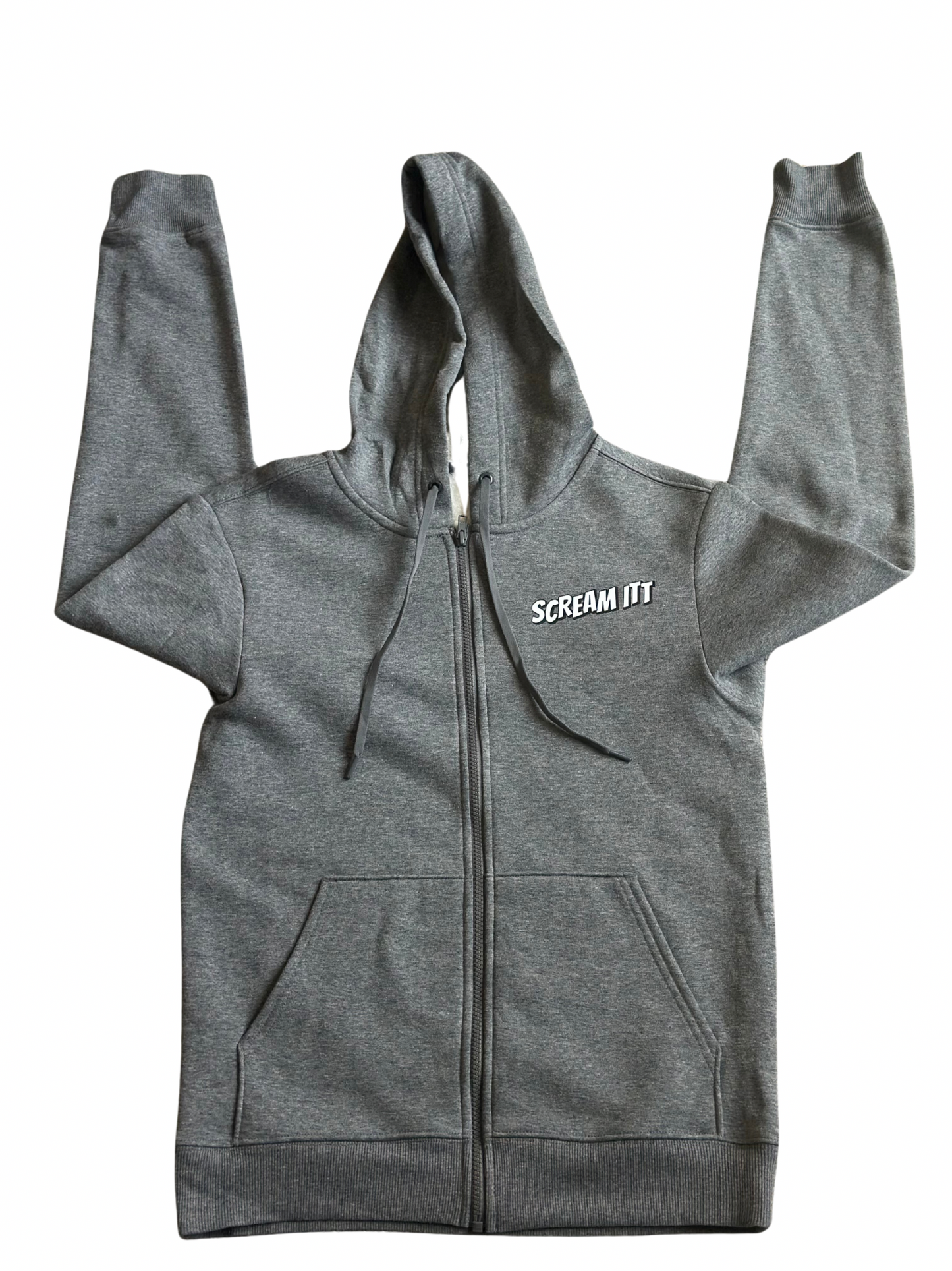Scream Itt | Fuck Cancer, Fight the Fight Zipper Hoodie - Select for more options