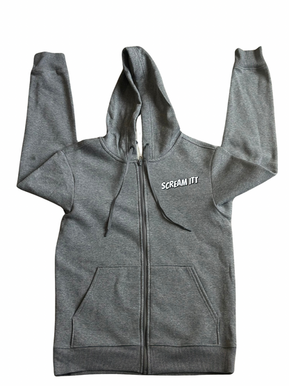 Scream Itt | Fuck Cancer, Fight the Fight Zipper Hoodie - Select for more options