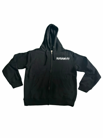 Scream Itt | Fuck Cancer, Fight the Fight Zipper Hoodie - Select for more options