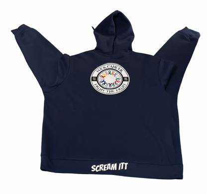 Scream Itt | Fuck Cancer, Fight the Fight Zipper Hoodie - Select for more options