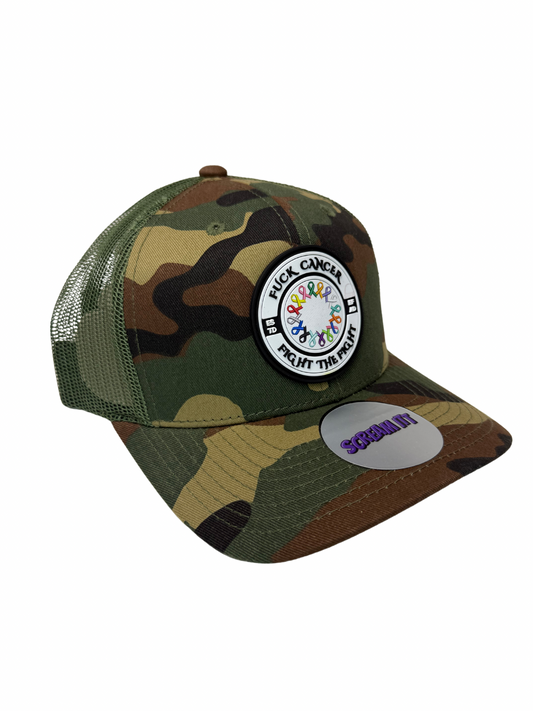 Fuck Cancer, Fight the Fight Trucker Hat - Select for more options
