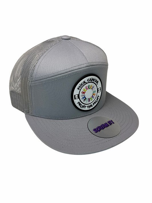 Fuck Cancer, Fight the Fight Trucker Snapback - Select for more color options