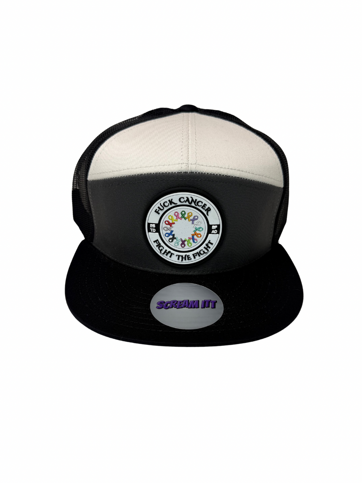 Fuck Cancer, Fight the Fight Trucker Snapback - Select for more color options