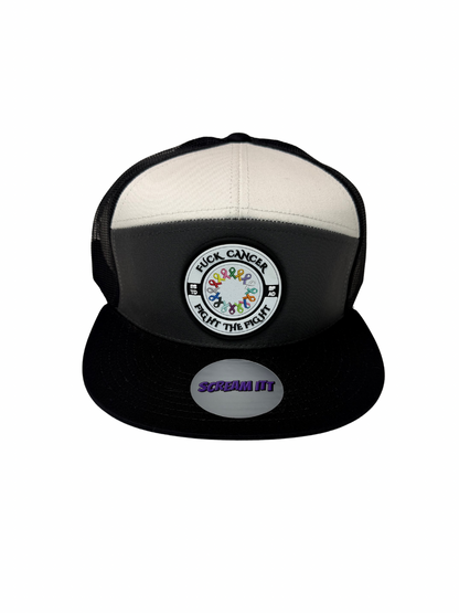 Fuck Cancer, Fight the Fight Trucker Snapback - Select for more color options