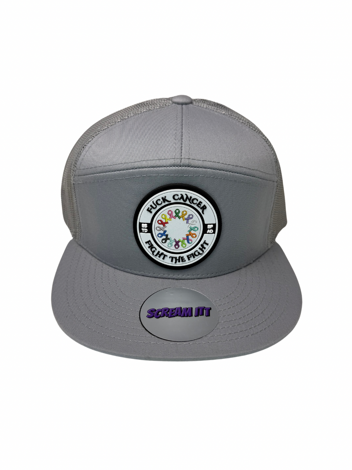 Fuck Cancer, Fight the Fight Trucker Snapback - Select for more color options
