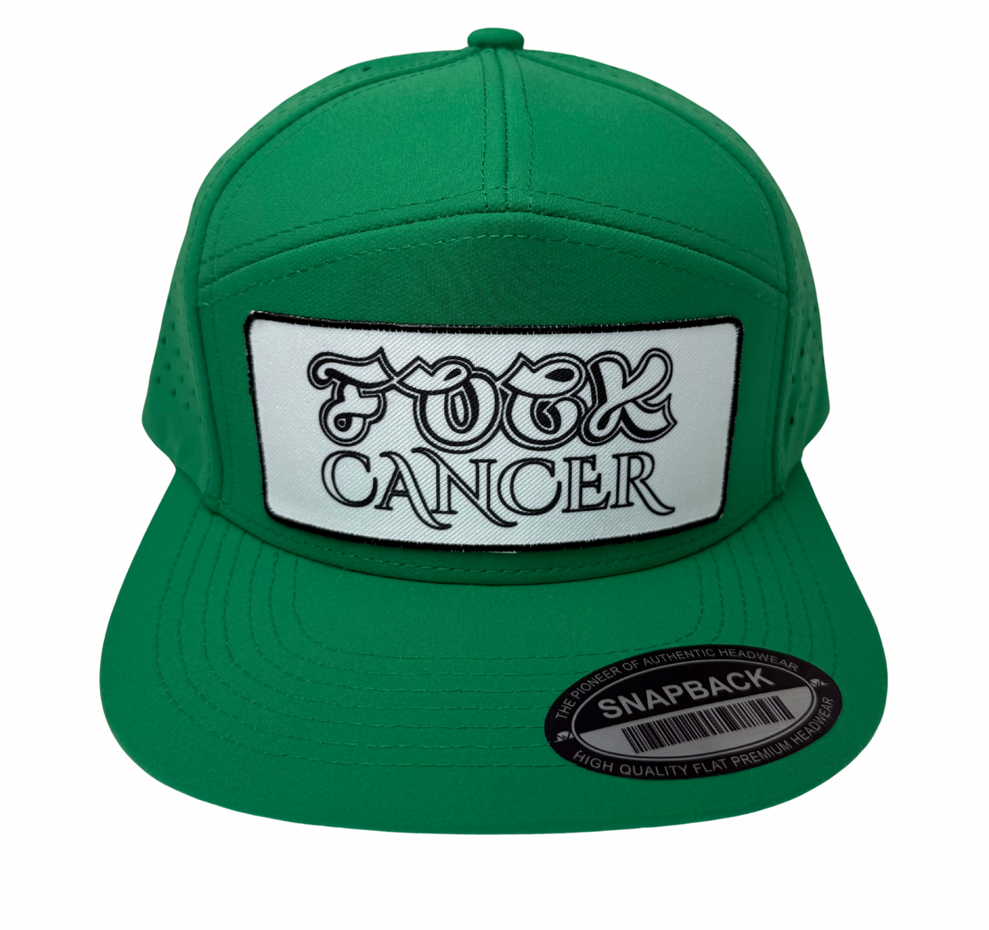 Fuck Cancer Adjustable Perforated Tear-Shaped Vents Snapback Hats - Select for more color options