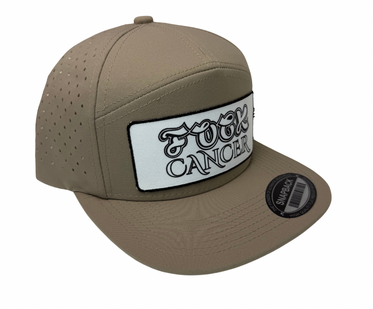 Fuck Cancer Adjustable Perforated Tear-Shaped Vents Snapback Hats - Select for more color options