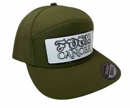 Fuck Cancer Adjustable Perforated Tear-Shaped Vents Snapback Hats - Select for more color options