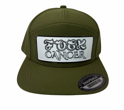 Fuck Cancer Adjustable Perforated Tear-Shaped Vents Snapback Hats - Select for more color options