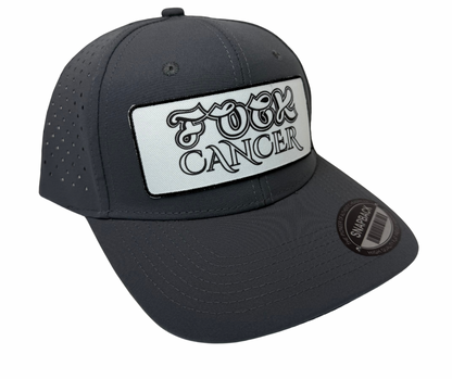 Fuck Cancer Adjustable Perforated Tear-Shaped Vents Snapback Hats - Select for more color options