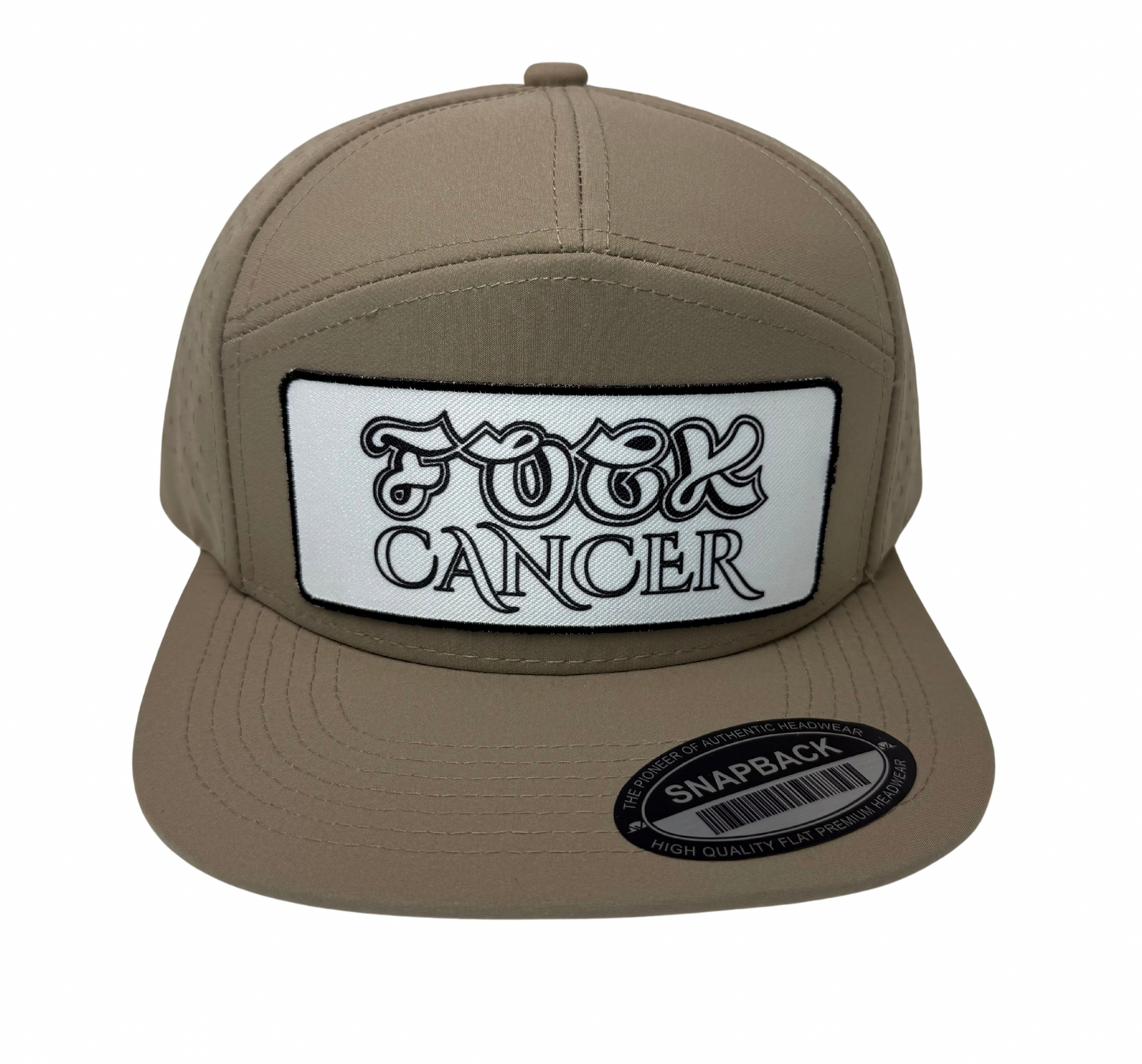 Fuck Cancer Adjustable Perforated Tear-Shaped Vents Snapback Hats - Select for more color options