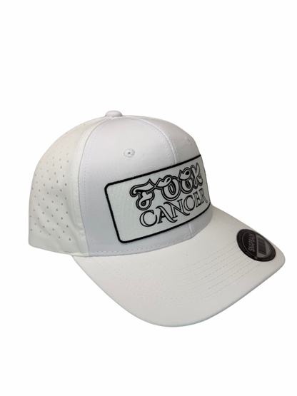 Fuck Cancer Adjustable Perforated Tear-Shaped Vents Snapback Hats - Select for more color options