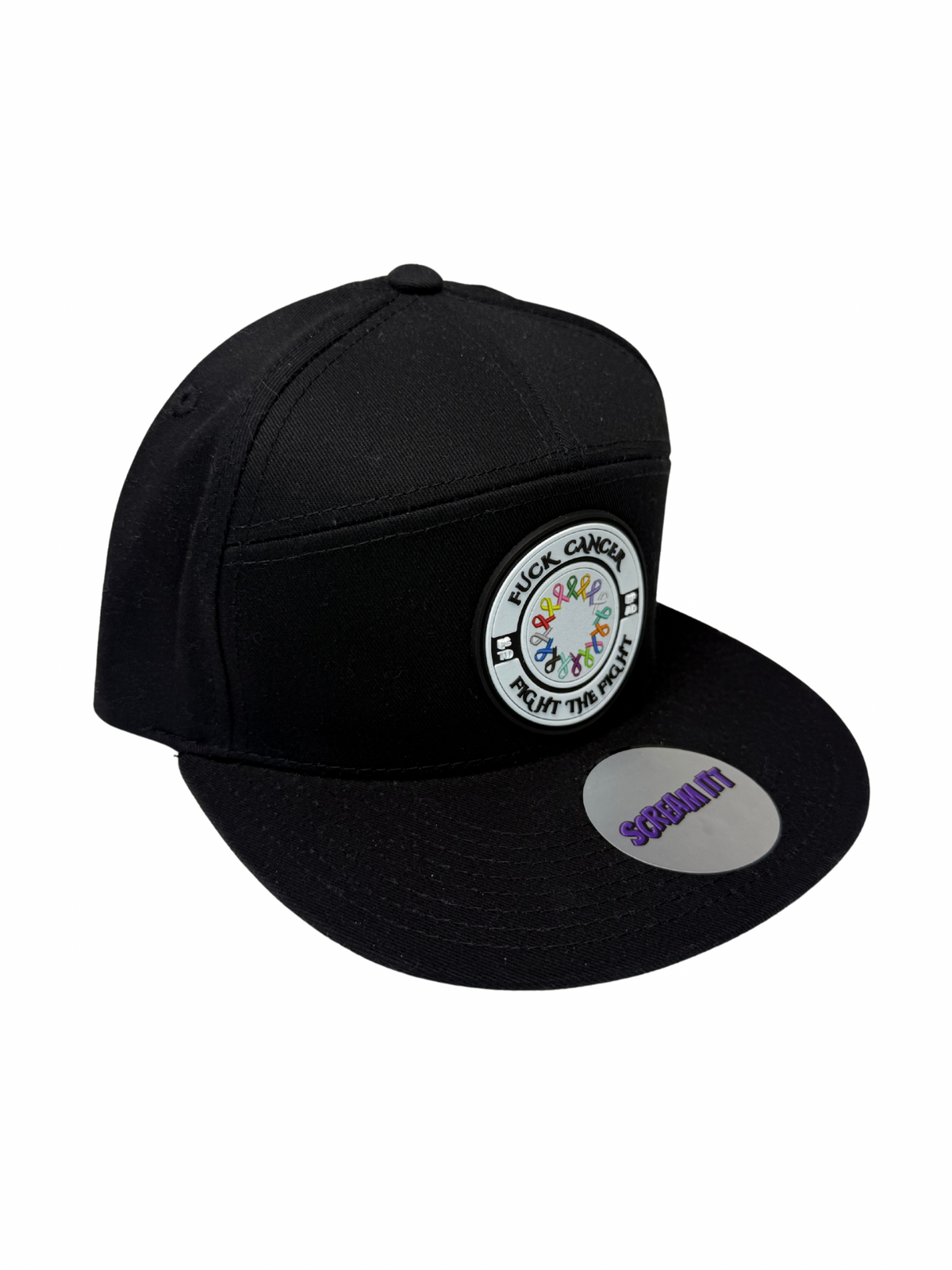 Fuck Cancer, Fight the Fight Snapback Cap - Select for more options