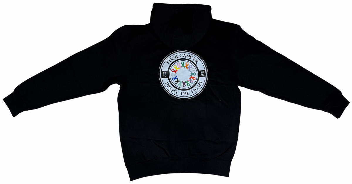 Fuck Cancer, Fight the Fight Zipper Hoodies