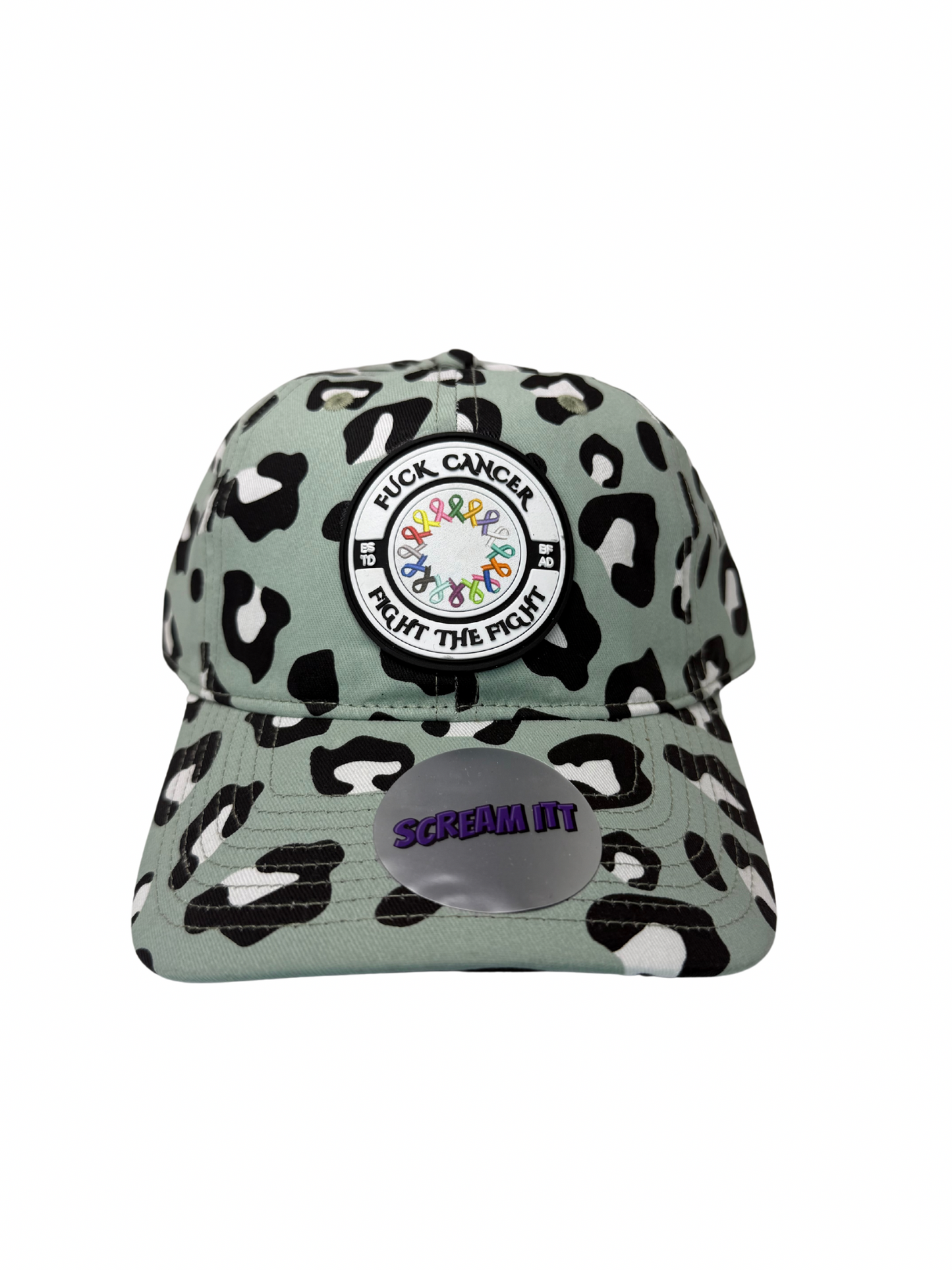 Fuck Cancer, Fight the Fight Relaxed Fit Hat - Select for more color options
