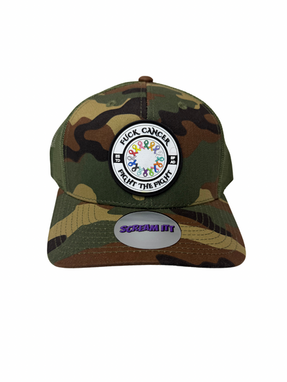 Fuck Cancer, Fight the Fight Trucker Hat - Select for more options