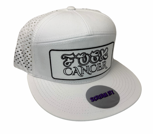 Fuck Cancer Perforated Snapback Hat