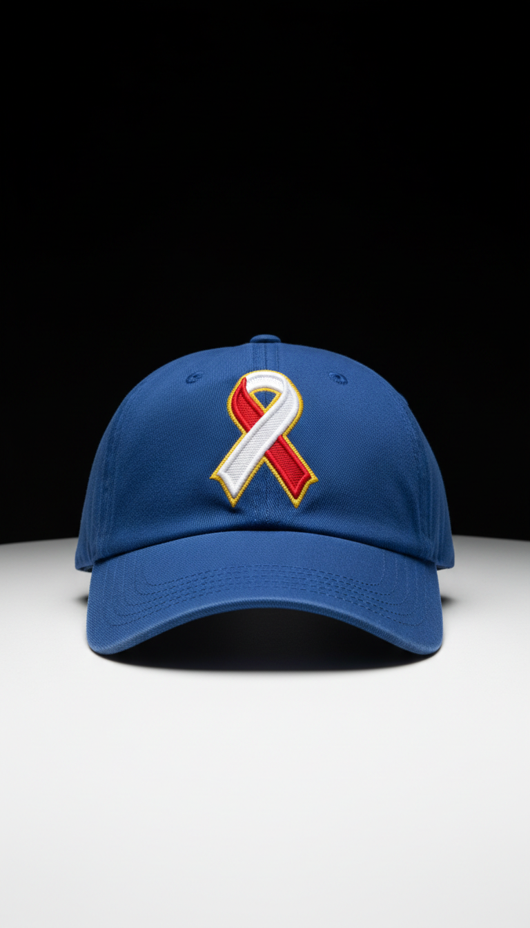 Awareness Blue Embroidered Cap